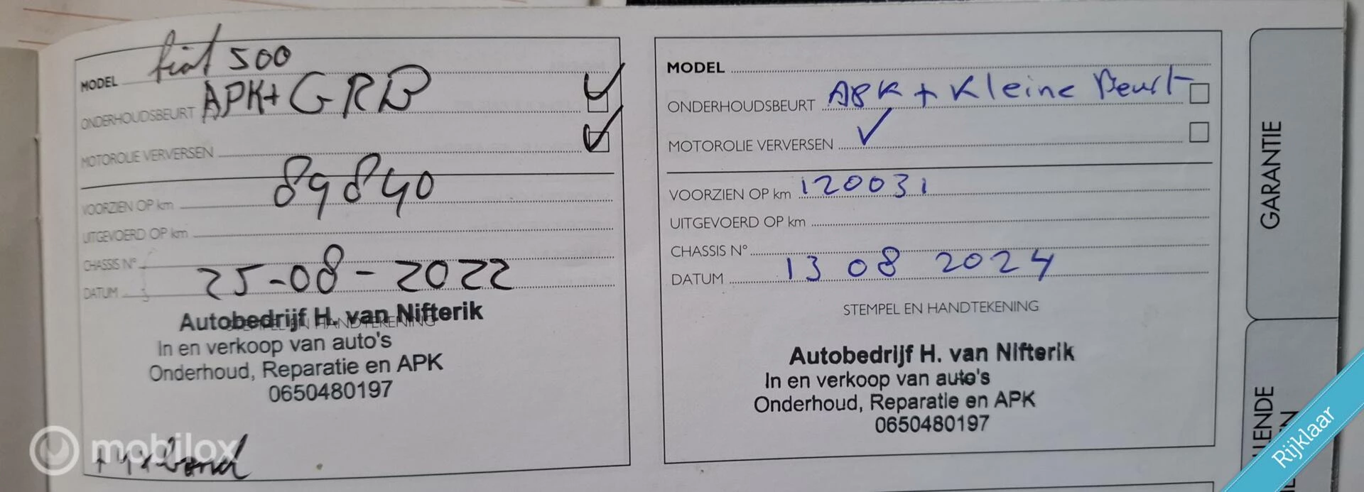 Hoofdafbeelding Fiat 500