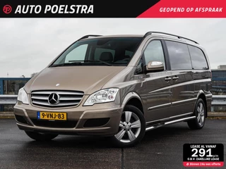 Mercedes-Benz Viano 2.0 CDI 136 PK Automaat Dubbele Cabine Lang Navigatie Cruise Control Leder/stof 2 Schuifdeuren 17" MARGE