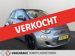Fiat 500 La Prima 42 kWh Cabrio | SOH-Certificaat 94% | Leder Clima Winte
