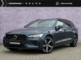 Volvo V60 2.0 T6 Plug-in hybrid AWD Ultra Dark | Panoramadak | Head Up Display | Donker Glas | Sportstoelen | Power Seats | Harman Kardon |