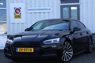 Hoofdafbeelding Audi A5 Audi A5 Sportback 40 TFSI 190PK Sport S-line black edition*BTW*NL-Auto*Perfect Onderh.*4x S-Line/Ambiance/Wegklap Trekhaak/Elek. Klep/Climate-Control/Cruise-Control/Navi/LED/Parkeersens.V+A/19 inch LM*