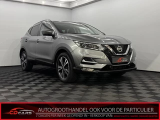 Hoofdafbeelding Nissan QASHQAI Nissan QASHQAI 1.2 Tekna Pano, 360 Camera, Navi, Keyless start, Rijstrook correctie, Clima, Stoelverwarming