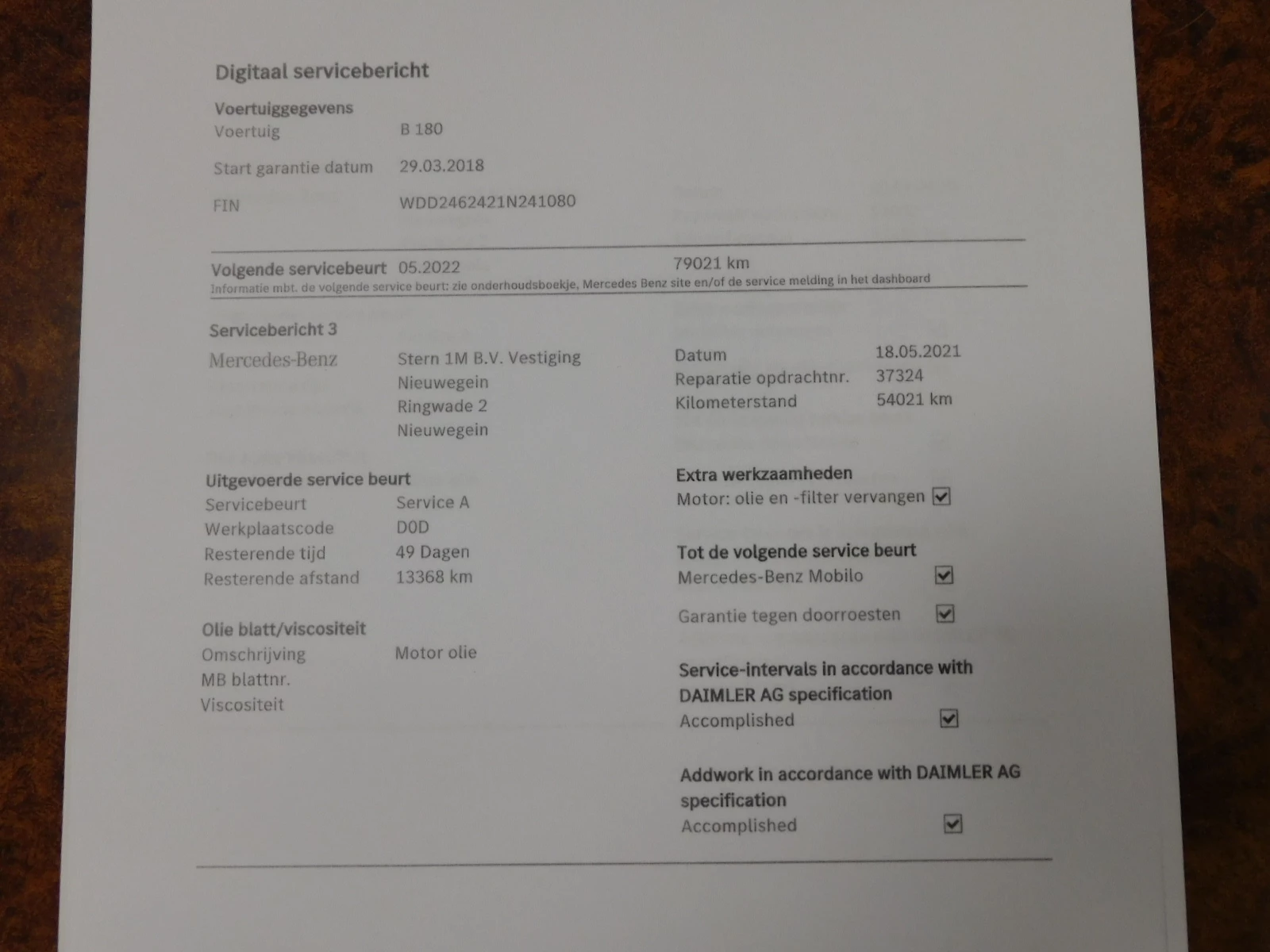 Hoofdafbeelding Mercedes-Benz B-Klasse
