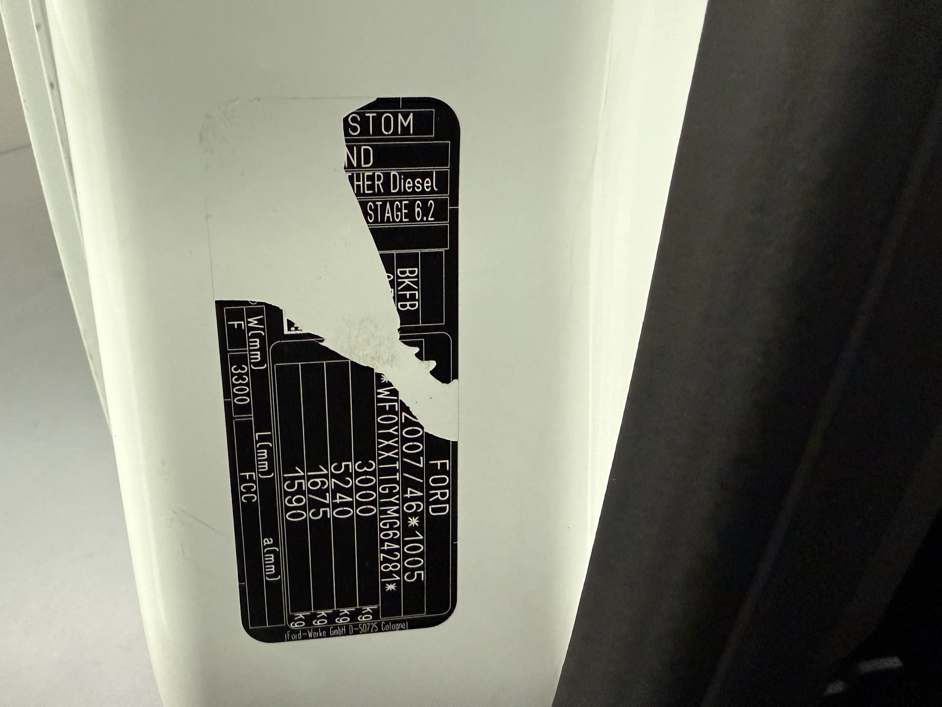 Hoofdafbeelding Ford Transit Custom