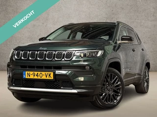 Jeep Compass 4xe 190 Plug-in Hybrid Electric Limited Sport 190Pk Automaat (VIRTUAL COCKPIT, APPLE CARPLAY, GROOT NAVI, STUUR/STOELVERWARMING, CAMERA, KEYLESS, GETINT GLAS, TREKHAAK, ADAPTIVE CRUISE, NIEUWSTAAT)