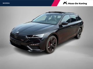 Skoda Octavia Combi 1.4 TSI 245pk DSG RS iV PHEV Business · Panoramadak · Wegklapbare Trekhaak · Canton Audio · Stoel, Stuur en achterbankverwarming · Apple/Android Car Play · Elek. Voorstoelen · 18'' Inch ·