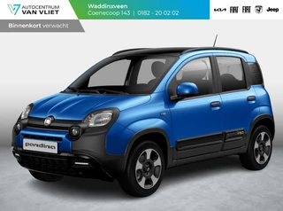 Hoofdafbeelding Fiat Panda Fiat Panda Hybrid Pandina | Airco | Cruise | Priv Glass | Dakrails | 15" | PDC | Apple Carply | Blue Italia