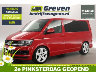 Volkswagen Transporter 2.0 TDI L1H1 | MARGE! | 150PK DSG Automaat Airco Cruise Trekhaak PDC 20"LMV 3 Persoons LED 