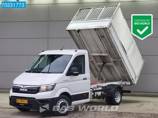 MAN TGE 6.180 Automaat 6 tonner 3500kg trekhaak Camera Airco Cruise Euro6 Kipper Tipper Benne Kieper Airco Trekhaak Cruise control