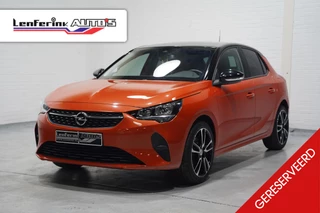 Opel Corsa 1.2 100 pk Black&Orange Edition Airco, Dak Zwart 17" LMV, PDC achter, Cruise control, Stoelverwarming