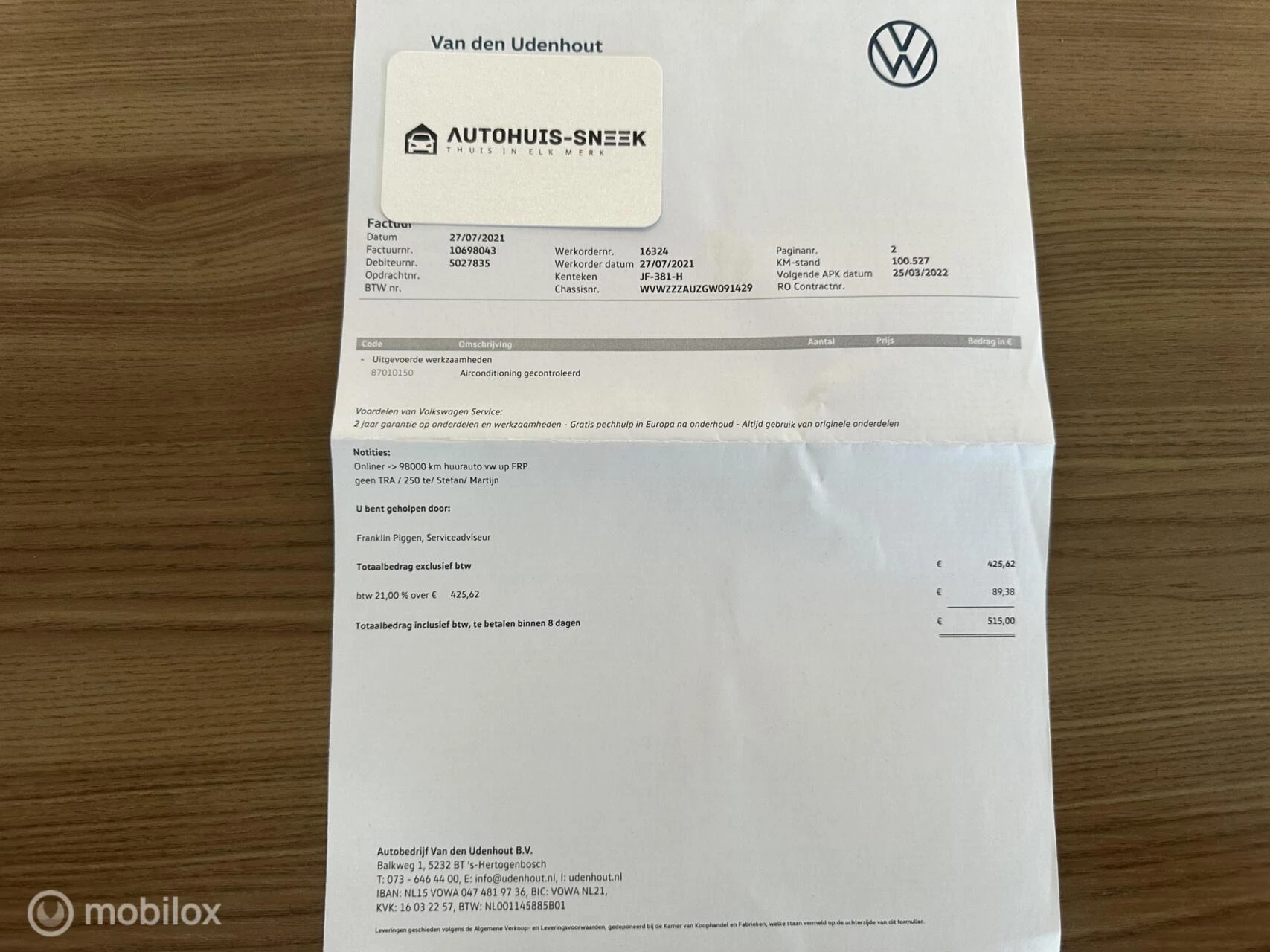 Hoofdafbeelding Volkswagen Golf