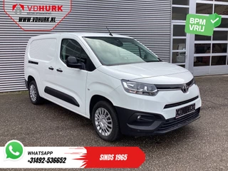 Toyota ProAce CITY 1.5 130 pk Aut. L2 2x Schuifdeur/ 3 Pers./ Carplay/ Standkachel/ Airco/ Camera/ Cruise/ PDC