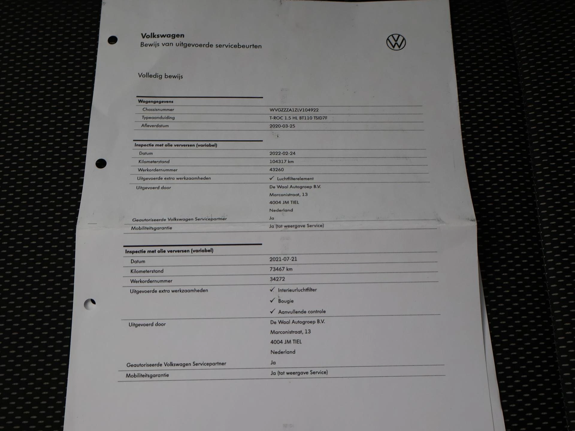 Hoofdafbeelding Volkswagen T-Roc