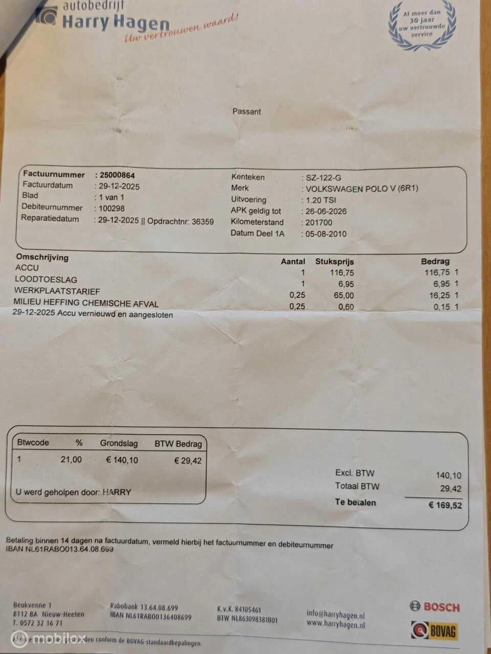 Hoofdafbeelding Volkswagen Polo