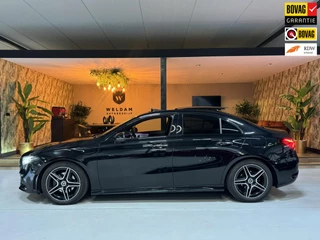 Mercedes-Benz A-klasse 180 Business Solution AMG Garantie NAP Memory Pano Ambient Carplay Night Cruise Clima Navi Led Dab Rijklaar