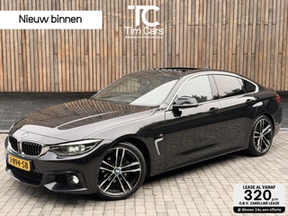 BMW 4-serie Gran Coupé 418i M Sport Àutomaat | Open dak | LED verlichting | Lederen bekleding | Stoelverwarming | Trekhaak afneembaar | Apple CarPlay | Head-up display | Achteruitrijcamera | Parkeersensoren voor en achter
