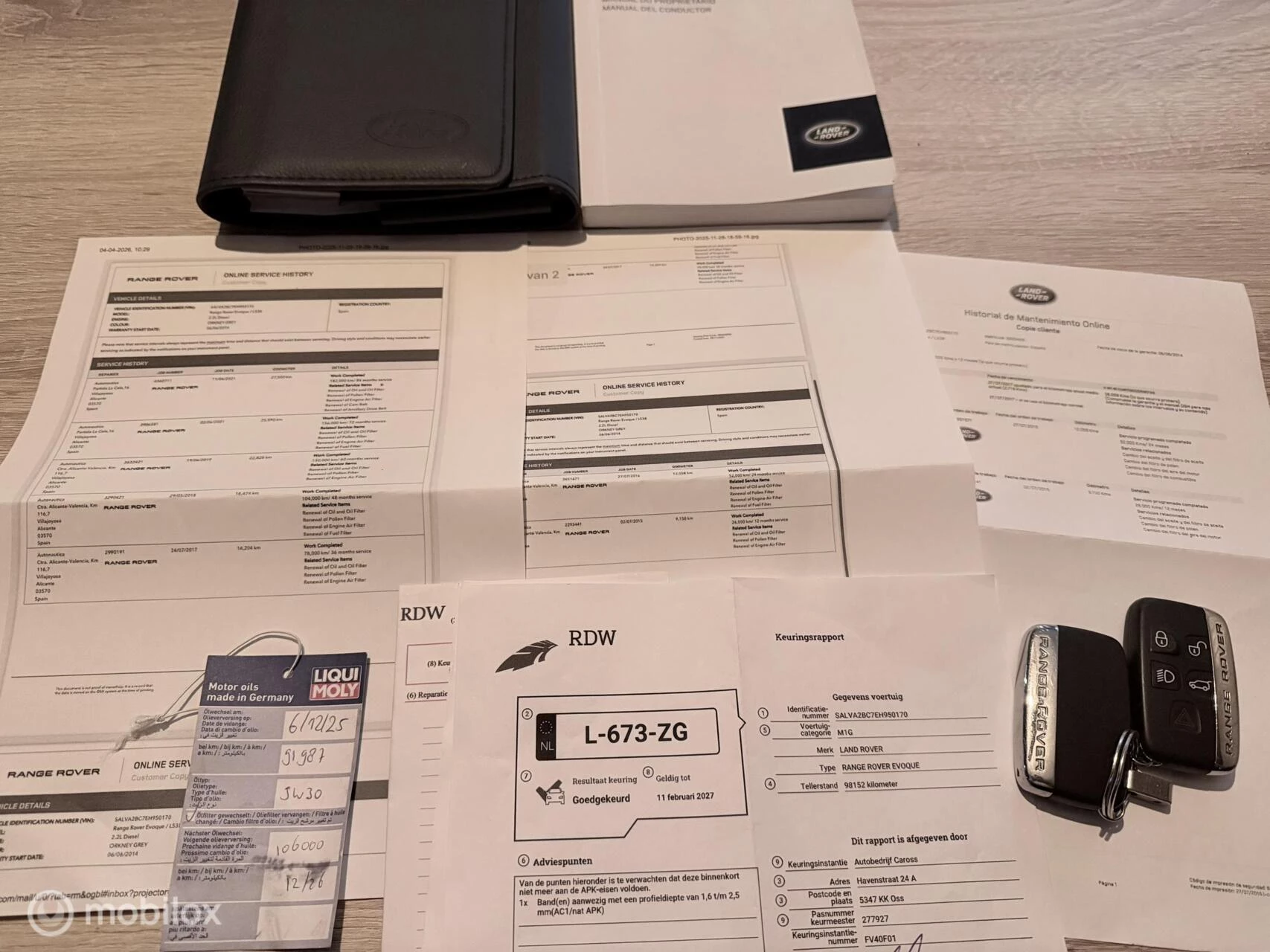 Hoofdafbeelding Land Rover Range Rover Evoque