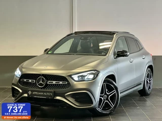 Hoofdafbeelding Mercedes-Benz GLA Mercedes GLA-klasse 180 AMG Line | Full | 360 Camera | Memory | Pano | Designo Matt Grey | Trekhaak |