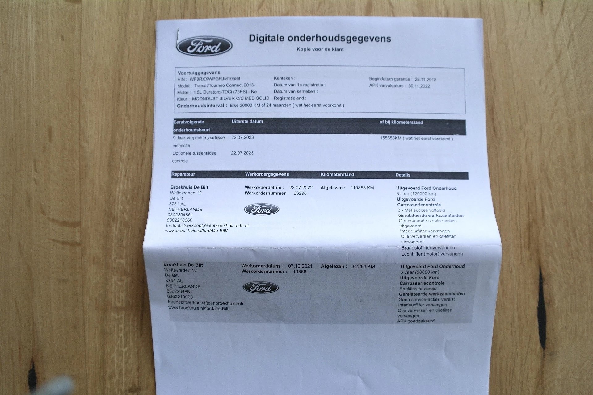 Hoofdafbeelding Ford Transit Connect