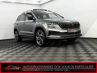 Hoofdafbeelding Škoda Karoq Škoda Karoq 1.5 TSI ACT Sportline Business Panoramadak, Navi, Parkeersensoren, Cruise control, Keyless start, Stoel/stuurverwarming, A start stop