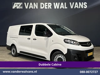 Opel Vivaro 2.0 CDTI 123pk L3H1 Dubbele Cabine Euro6 Airco | 6-Zits | Camera | Cruisecontrol 2500kg Trekhaak, Parkeersensoren