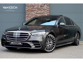 Mercedes-Benz S-Klasse 580 e 4MATIC Lang AMG Line | Airmatic | Achterasbesturing | Distronic+ | Massage | Memory | Burmester | Stoelventilatie | 3D-Display | HUD | Digital Light | Vlakkenverwarming |
