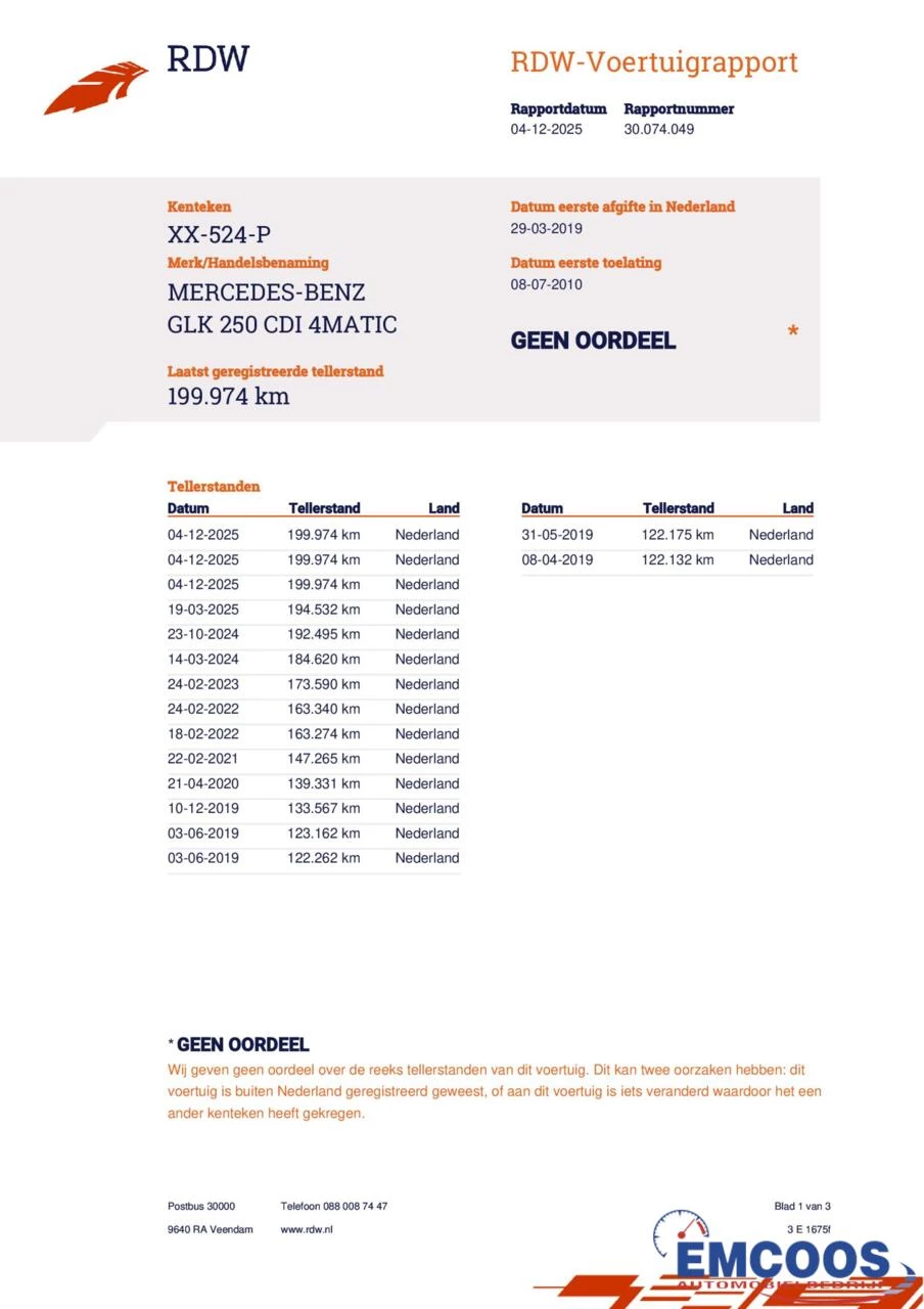 Hoofdafbeelding Mercedes-Benz GLK