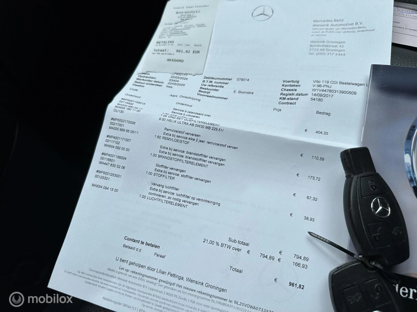 Hoofdafbeelding Mercedes-Benz Vito