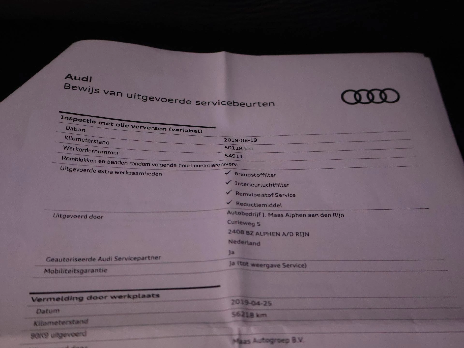 Hoofdafbeelding Audi Q7