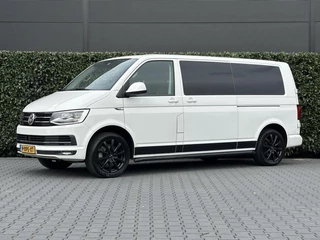 Volkswagen Transporter 2.0 TDI L2H1 DC 4Motion Highline, DUBBEL CABINE, STANDKACHEL, LEDER, NAVI, ADAPT CRUISE CONTROL, CLIMATE CONTROL, STOELVERWARMING, TREKHAAK, LED KOPLAMPEN, PDC, DAB, SIDE-BARS, LICHTMETAAL 17"