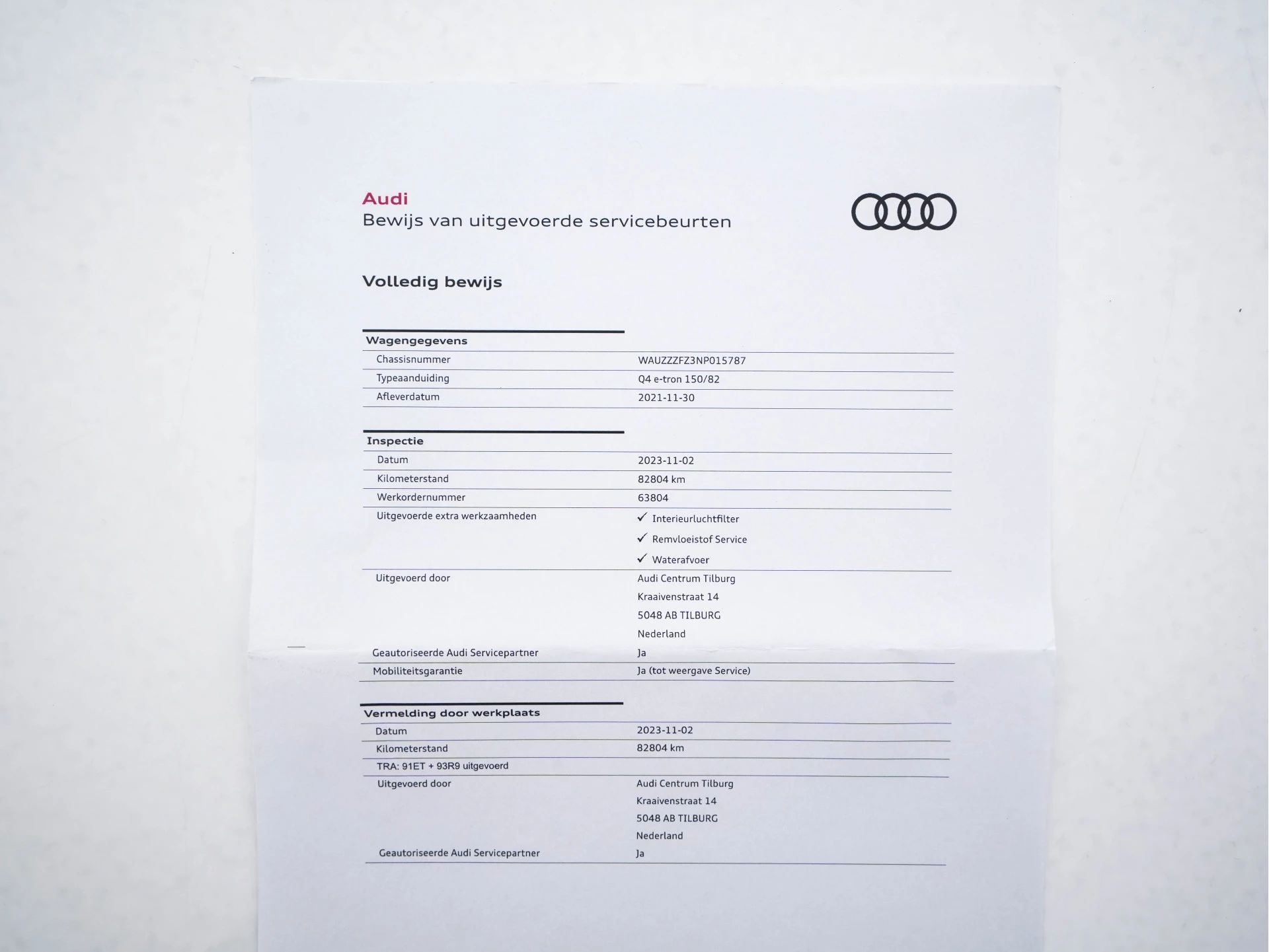 Hoofdafbeelding Audi Q4 e-tron