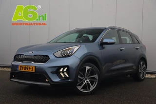 Hoofdafbeelding Kia Niro Kia Niro 1.6 GDi Hybrid DynamicLine 140PK Automaat 18 inch Half Leder Navigatie Camera Adaptive Cruise Lane Assist Clima Carplay Android