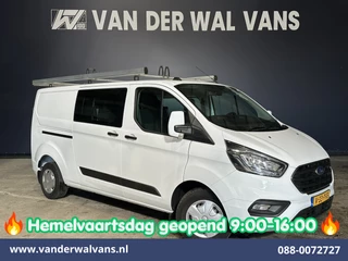 Ford Transit Custom 2.0 TDCI 130pk L2H1 Dubbele Cabine Euro6 inrichting | Airco | 5-Zits | Imperiaal | LED | Cruisecontrol Stoelverwarming, Parkeersensoren, 2800kg trekvermogen