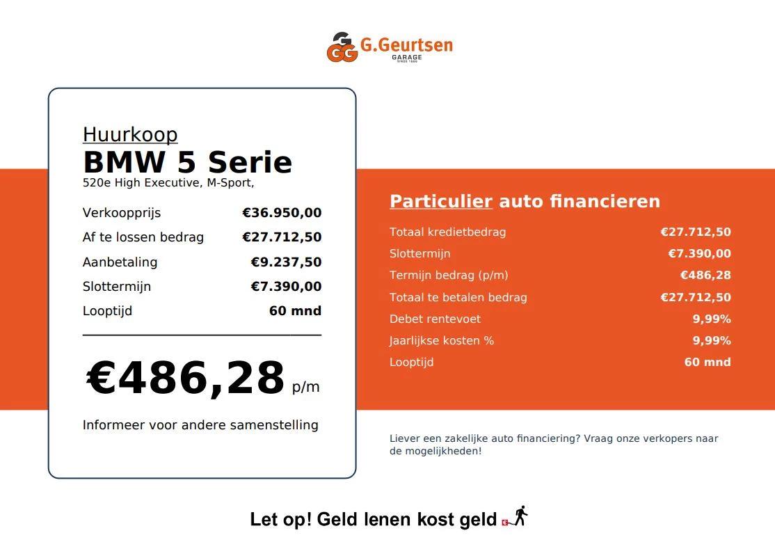 Hoofdafbeelding BMW 5 Serie