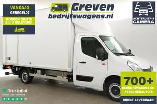 Renault Master T35 2.3 dCi 170PK Bakwagen Laadklep Laadbak Zijdeur Airco Camera Cruise Navi 3 Persoons