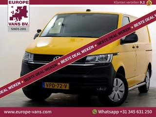 Volkswagen Transporter T6.1 2.0 TDI 150pk L1H1 DSG-Automaat Airco/Navi/2x Schuifdeur 04-2022