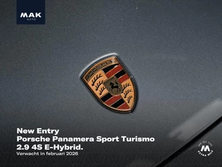 Porsche Panamera Sport Turismo 2.9 4S E-Hybrid, SportDesign, pano, keyless, InnoDrive, luchtv., sp.uitlaat, matrix-LED, Bose, sp.chrono, 360° camera