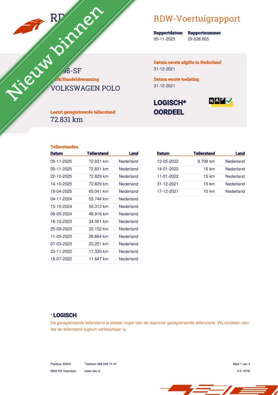 Hoofdafbeelding Volkswagen Polo