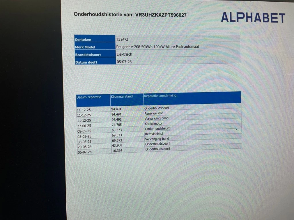 Hoofdafbeelding Peugeot e-208