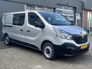 Hoofdafbeelding Renault Trafic Renault Trafic 1.6 dCi T29 L2H1 DC Marge Btw / Bpm vrij Airco Cruise controle Navigatie 5 persoons Dubbele cabine Euro 5 Lang Verlengde wielbasis 1e eigenaar Ex overheid