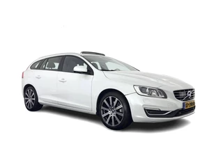 Volvo V60 2.4 D5 Twin Engine Special Edition Aut. *PANO | LUXURY-LEATHER | BI-XENON | BLINDSPOT | MEMORY-PACK | NAVI-FULLMAP | HEATED-SPORTSEATS | CAMERA | PERFORMANCE-AUDIO | TOWBAR | 18''ALU*