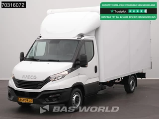 Iveco Daily 35S16 Automaat 160PK Bakwagen Achterdeuren Airco Camera Euro6 Koffer Box Meubelbak Airco