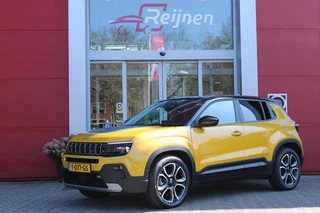 Hoofdafbeelding Jeep Avenger Jeep Avenger Summit 54 kWh | ACHTERUITRIJ CAMERA | STOEL VERWARMING | FULL LED KOPLAMPEN | 18" LICHTMETALEN VELGEN | DRAADLOZE TELEFOONLADER | DRAADLOZE APPLE CARPLAY/ANDROID AUTO | ADAPTIVE CRUISE CONTROL | PARKEERSENSOREN VOOR EN ACHTER | KEYLESS ENTRY/START | DODEHOEK DETECTIE | DAB+ RADIO | ELEKTRISCH BEDIENBARE ACHTERKLEP | VOORRUIT VERWARMING |