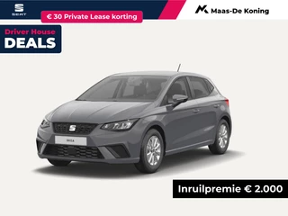 Hoofdafbeelding SEAT Ibiza SEAT Ibiza Style 1.0 EcoTSI 70 kW / 95 PK Hatchback 5 deurs 5 versn. handbak | Graphene grey | Inruilpremie 2000,-