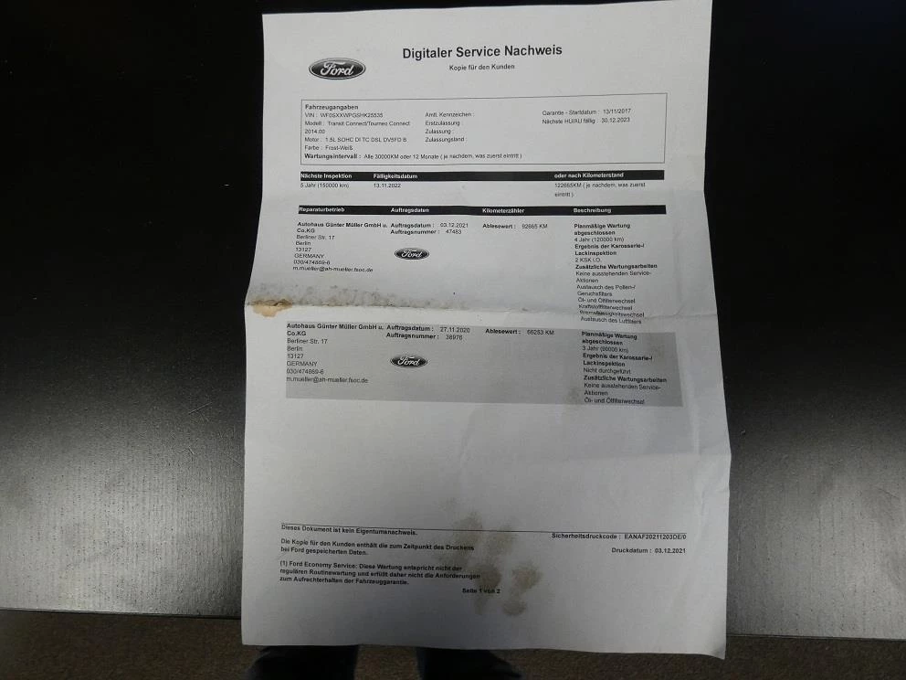 Hoofdafbeelding Ford Transit Connect