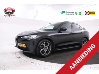 Hoofdafbeelding Alfa Romeo Stelvio Alfa Romeo Stelvio 2.2d B-Tech Alles zwart, Volledier, Climate, Trkehaak,