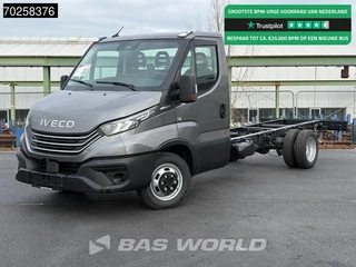 Iveco Daily 35C21 BPM Vrij 3.0L Automaat 410WB Fahrgestell LED CarPlay ACC Chassis Cabine Airco