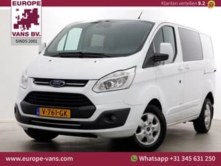 Ford Transit Custom 2.0 TDCI 130pk E6 L1H1 Limited D.C. 2x Schuifdeur Navi/Camera/Leer 05-2017