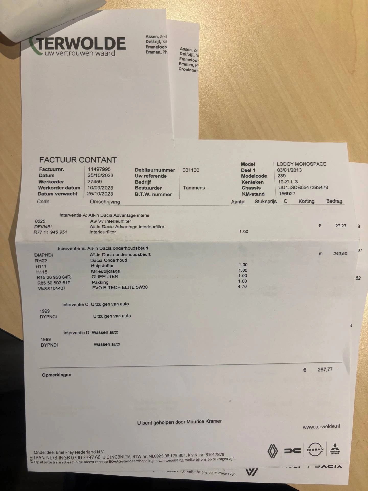 Hoofdafbeelding Dacia Lodgy