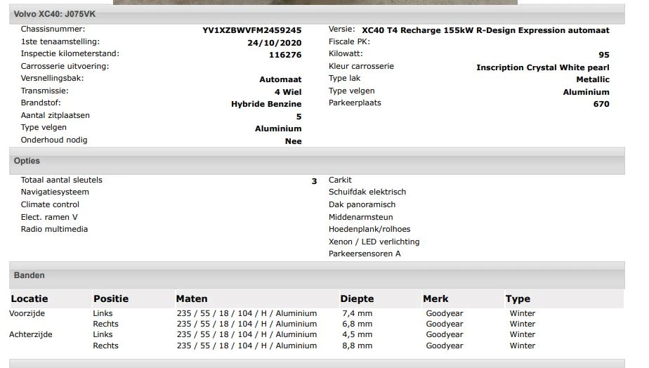 Hoofdafbeelding Volvo XC40